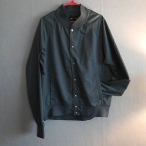 Nike SB Skateboard Windbreaker Snap-Up Jacket